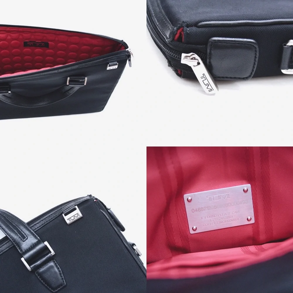 TUMI Black 13-Inch Padded Laptop Case Bag